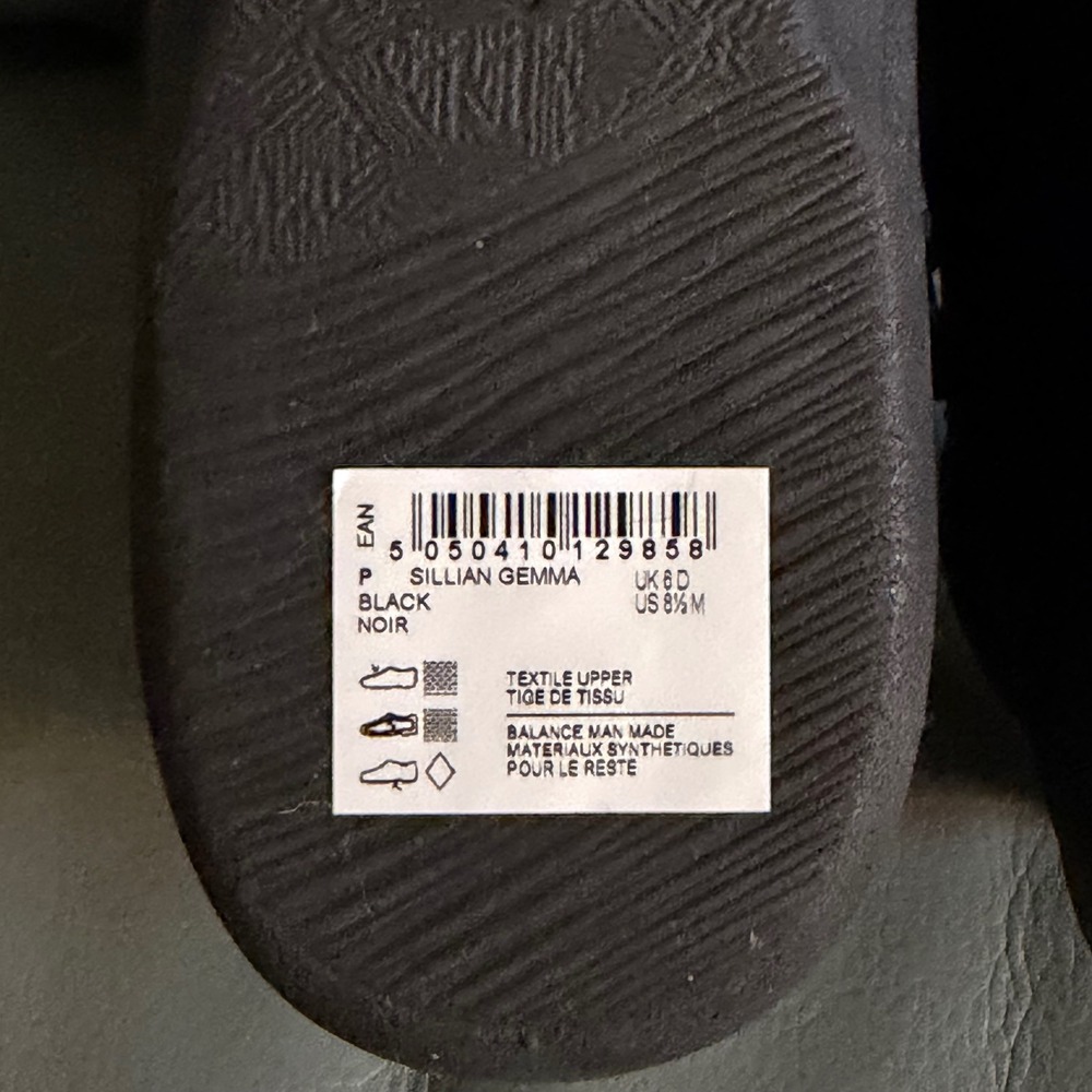 Clarks Cloudsteppers Sillian 2.0 High Black Ruched Ankle Booties Womens 8.5 M - Picture 10 of 10